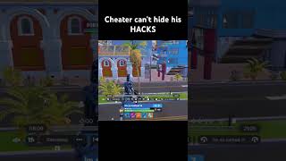 Cheater can’t hide his hacks #fortnite  #fortniteclips #hacker #wallhacker #gamingshorts #aimbot