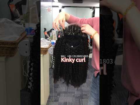 kinky curl frontal wig #atlantahairstylist #kinkycurl #hairvendor #wigvendors #hairfactory