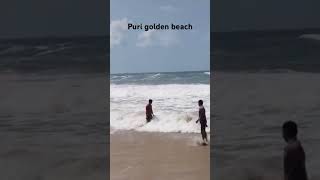 Puri golden beach viral video tufan aa gya h #shorts #trending #puribeach #goldenbeach