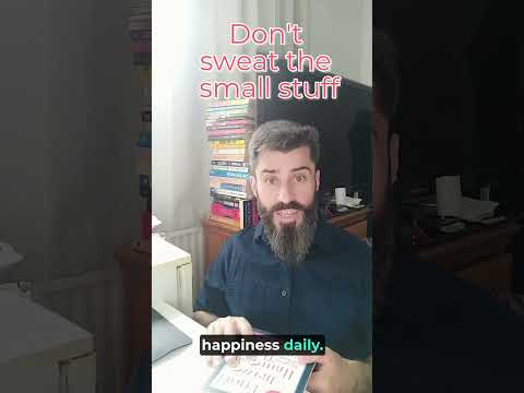 Don't sweat the small stuff and trust intuition #growth #selfhelp #bookrecommendations #motivation
