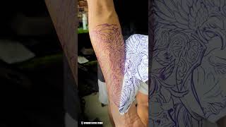 Dragon & Warrior Fantasy Tattoo | Best Tattoo Artist in Surat | Dynamic Tattoo Studio Kamrej