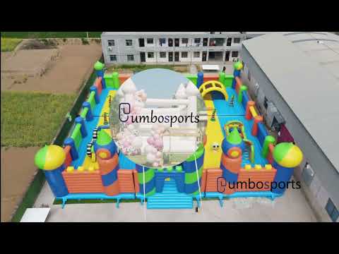 Commercial inflatable obstacle course for sale