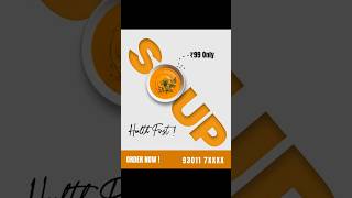 Easy Carrot Soup Poster Tutorial On Pixellab | How to make Poster on Mobile |