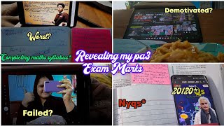 Revealing my pa3 exam marks🥶|| class 9 study vlog|| almost failed?!?! #study #studyvlog #class9