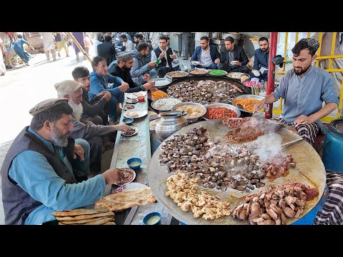 Afghanistan most famous liver fry | Kaleji recipe | Cheap roadside street food