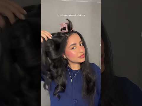 Airwrap curls on dry hair 🤍 #dysonairwraptutorial #dysonairwrap #blowdrystyle #dyson