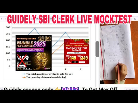 Guidely Sbi Clerk prelims mocktest | Guidely Sbi Clerk Live mocktest | Guidely Sbi Clerk prelims
