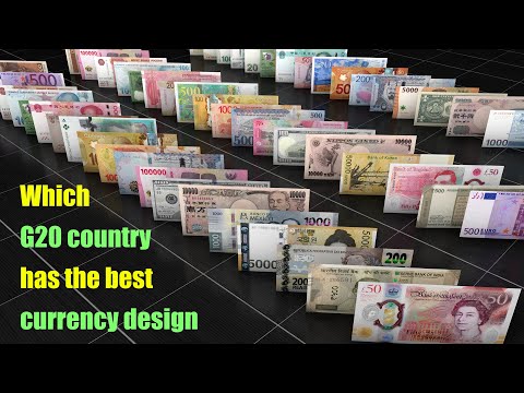 Currency design by country! (G20 national banknotes)