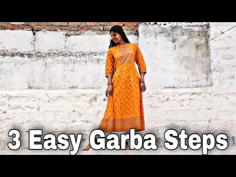 3 Basic Garba Steps In Circle | Easy Steps | Muskan Verma