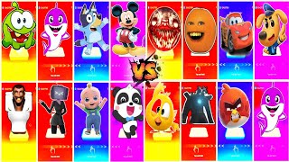 omnmo 🆚 baby shark 🆚 cocomelon🆚 gummy bear 🆚baby bus 🆚siren head 🆚TV MAN 🆚 speaker 🎶man who is best?