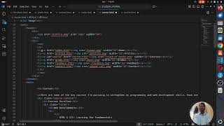 Html Course Page