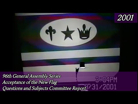 Acceptance of the New Flag of The Church of God 2001