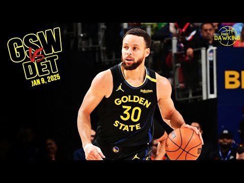 Golden State Warriors Full Team Highlights vs Pistons | Jan 9, 2025  | FreeDawkins