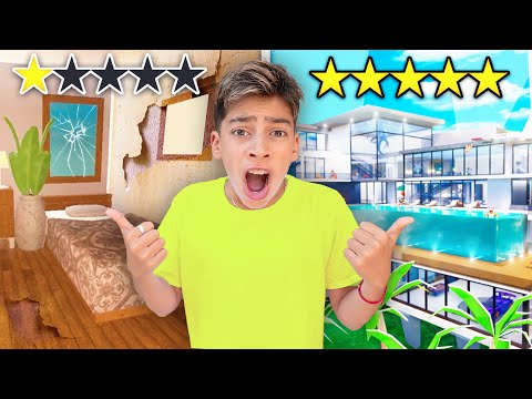 1 Star VS 5 Star Hotel Challenge!!