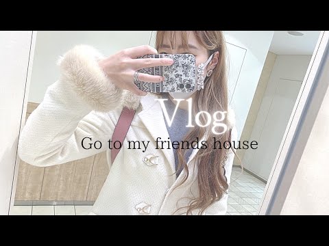 【Vlog】フリーターの休日/お友達のお家へ/朝からゆるい動画