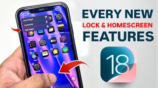 iOS 18 Amazing New Lockscreen & Homescreen Features -  🤫Secret Tricks Of IOS 18