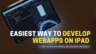 DEVELOP Professional WEBAPPS on iPad NOW #Shorts