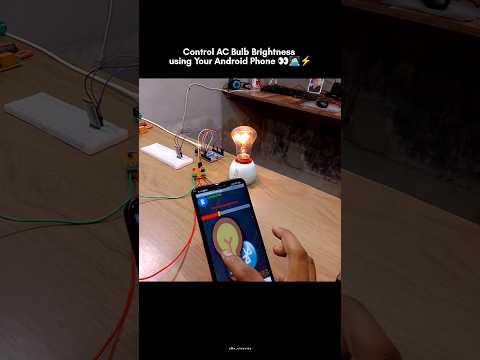 AC DIMMER 👀⚡ | #shorts #electronic #arduino #arduinoproject #experiment