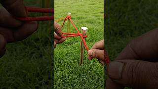 Genius Rope Trick You Didn’t Know Before 👍#shorts #knotting #lifehacks