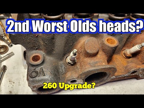 307 Oldsmobile head with flow numbers!