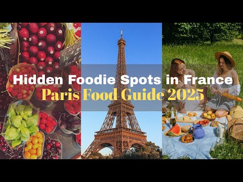 🍽️ Secret Foodie Spots in Paris Beyond the Eiffel Tower 🇫🇷🍷  Paris Food Guide 2025