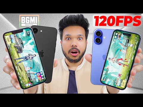 iPhone 16e vs iPhone 16 Extreme BGMI/Gaming Test