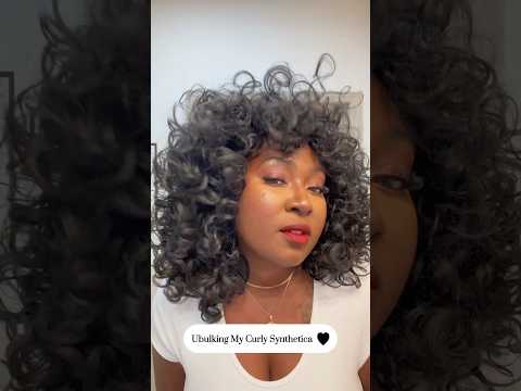 Customize your wig with this hack✂️ #curlywigs #amazonwigs #hairstylesforblackwomen
