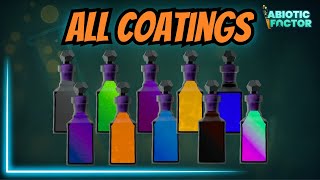 Every New Weapon Coating in Abiotic Factor — What They Do & How To Make Them