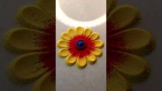 easy rangoli design for diwali #rangolidesign #diwalirangoli #shorts