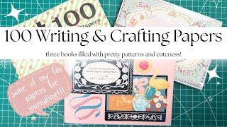100 Writing and Crafting Paper Flip Through - 3 different designs! 🍪