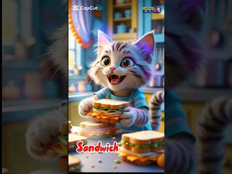 #easylearning #learning #learn12345 #cartoon #catstory #catlover #foodnames #food  #funny #forkids