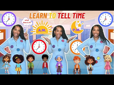 What Time Is It| Tell Time On An Analog Clock| Learning With Ms Houston