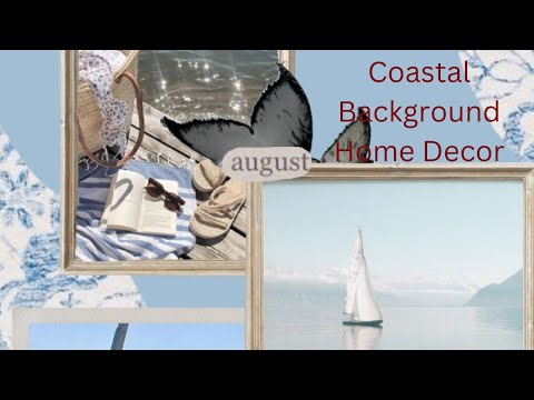 Coastal Background Home Decor