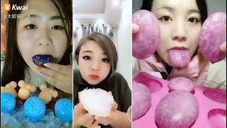 Most Satisfying Ice Eating ASMR Videos | Eat and Drink Compilation #2