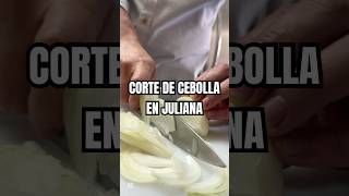 CORTE DE CEBOLLA EN JULIANA