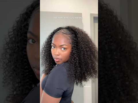 🔥Kinky Curly Half Wig! ISEE HAIR🔥 #naturalhair #iseehair #naturalhairstyles #hairstyles #haircare