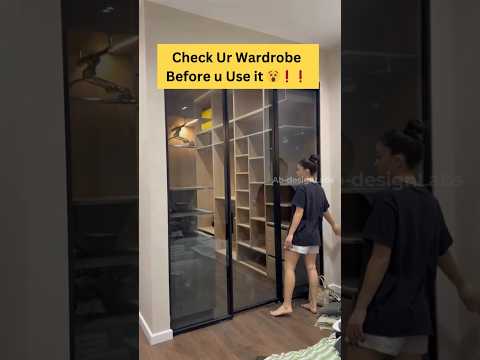 DONT EVER MAKE THIS MISTAKE ❗️❗️🤯🤯 #interiordesigners #home #interiordesign #wardrobe #malfunction
