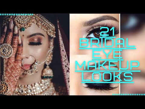Stunning Bridal eye makeup looks