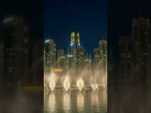 Dubai water show 😍 #shorts #ansshworld #viral #dubai #water