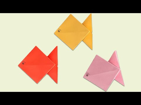 EASY DIY || Hướng dẫn cách gấp con cá đơn giản nhất 2023🐟dễ thương cho các bé🐠 origami speaking fish
