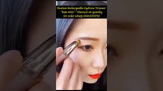 "Flawless Brows in Seconds! ✨🔥 #EyebrowTrimmer
