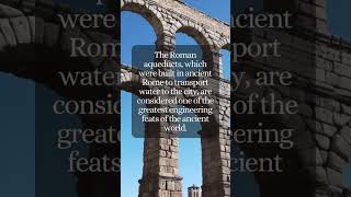 Amazing ancient engineering #shorts #architecture #engineering #aqueduct