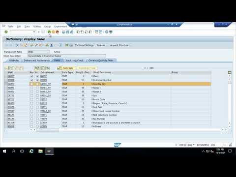 data element and structure creation