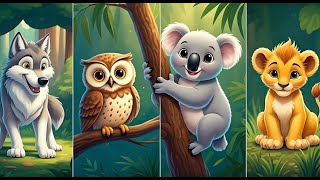 Sleep Meditation for Kids HAPPY ANIMAL DREAMS 4 in 1 Best Bedtime Stories for Children