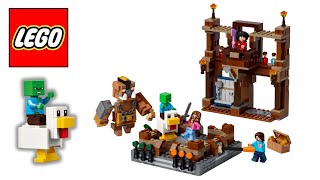 LEGO Minecraft Movie 21272 Woodland Mansion Fighting Ring - Speed Build
