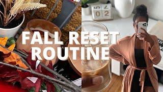FALL RESET ROUTINE | setting goals, apartment update, cleaning, monthly reset, productive day