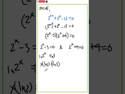Solving Exponential and Logarithmic Function
