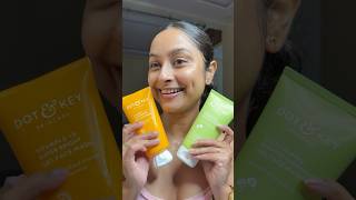 Dot & Key Vitamin C face wash VS Cica face wash