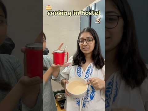 making CHEESECAKE in hostel🍰👩🏻‍🍳 #shorts #trending