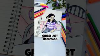 Mannu ka Ghibli Art Banaya #ghibli #art #craft #painting